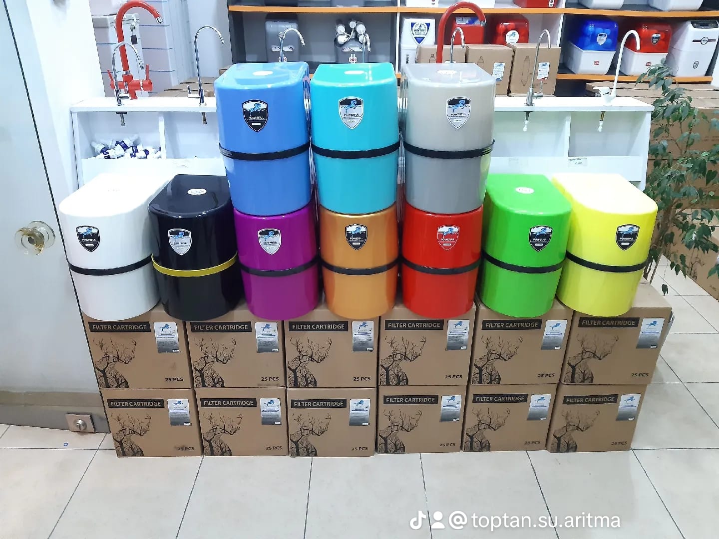 Powerful Kompakt Renkli Su Arıtma Cihazı