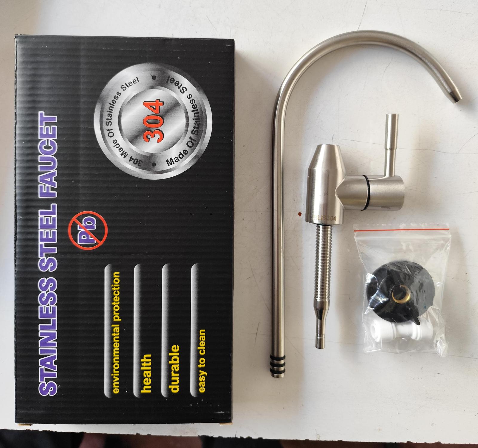 Üç Yollu Arıtmalı Mutfak Bataryası - Siyah